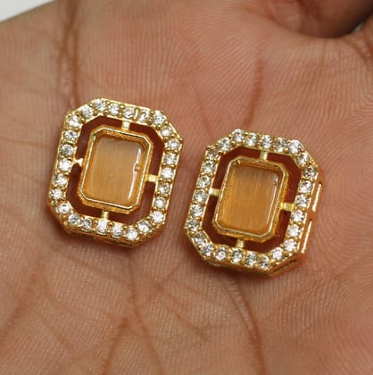 2 Pcs, 16x14mm  AD Connectors Spacer Yellow-Yellow