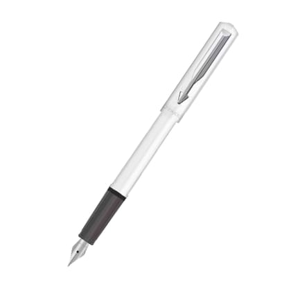 Parker Beta Neo Fountain Pen - Body Color White - Ink Color Blue
