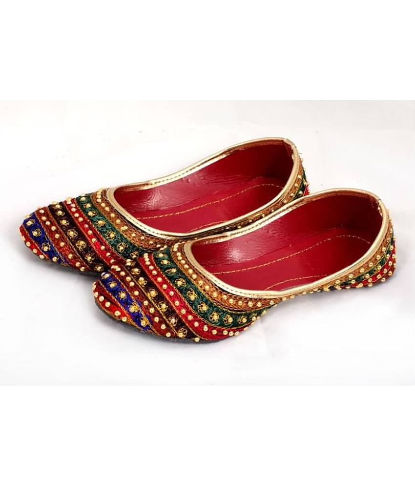 Raj Multi Color Ethnic Footwear
