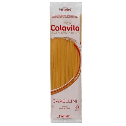 Colavita Capellini Durum Wheat Pasta, 17.64 Oz / 500 G
