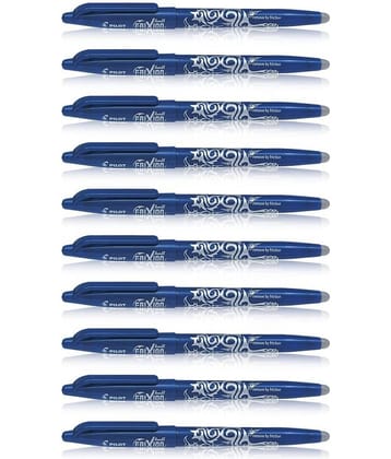 Pilot Frixion Roller Pen  Blue Pack of 10