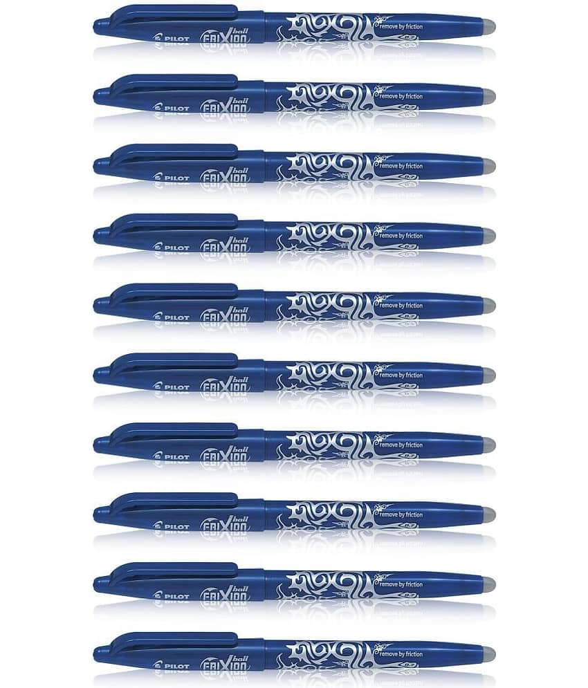 Pilot Frixion Roller Pen  Blue Pack of 10