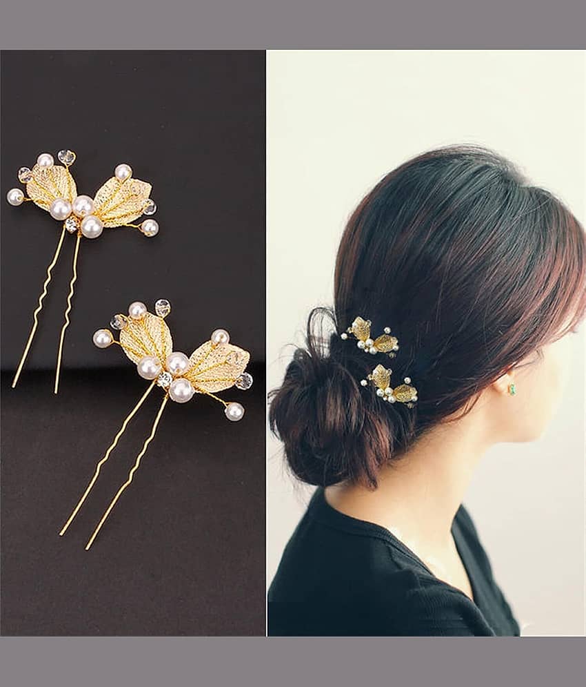 Blubby Multi Girls Hair Pin ( Pack of 2 )
