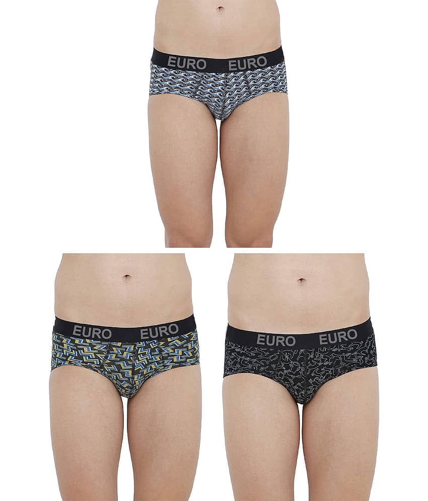 Euro Multi Brief Pack of 3
