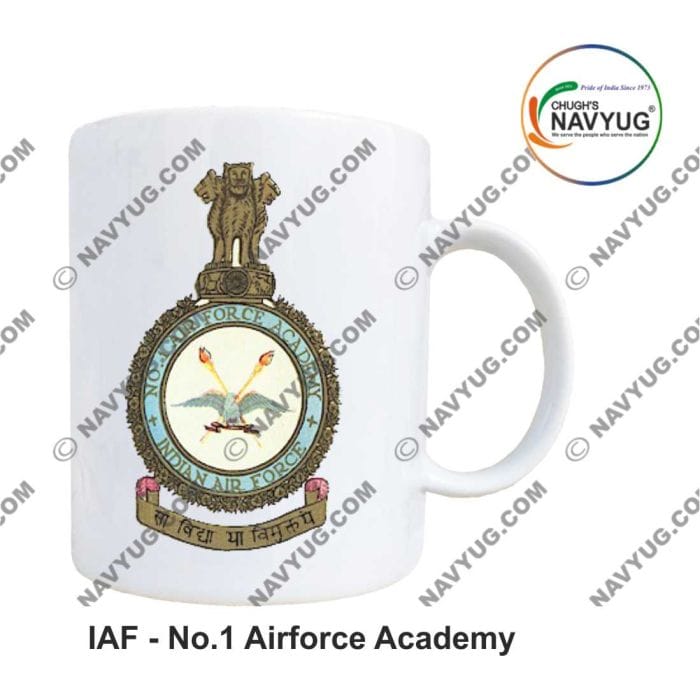 Navyug IAF No.1 Airforce Academy Mug (350ml) | Premium Ceramic | Gift & Daily Use
