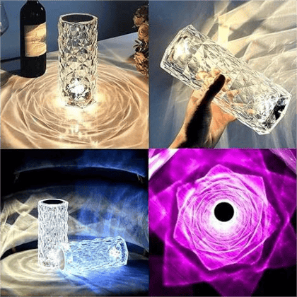 Rose Diamond Rechargeable table lamp