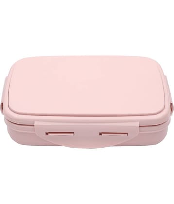 Jaypee - Pink Stainless Steel Lunch Box ( Pack of 1 )