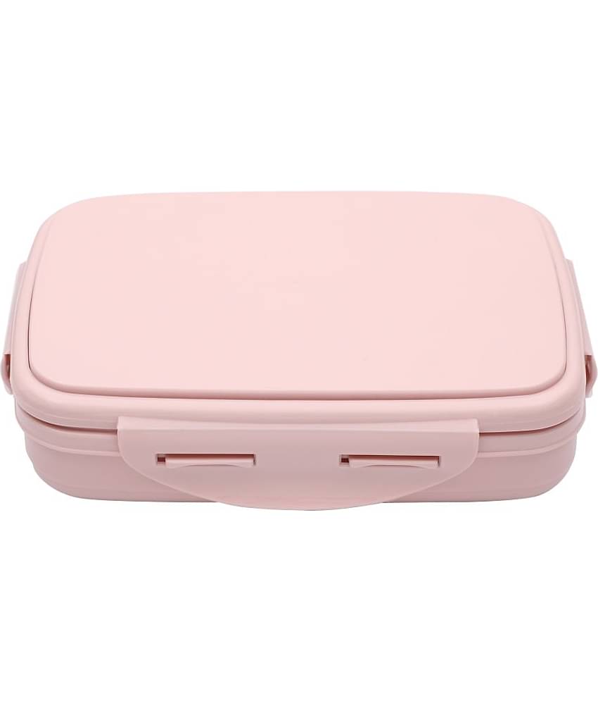 Jaypee - Pink Stainless Steel Lunch Box ( Pack of 1 )