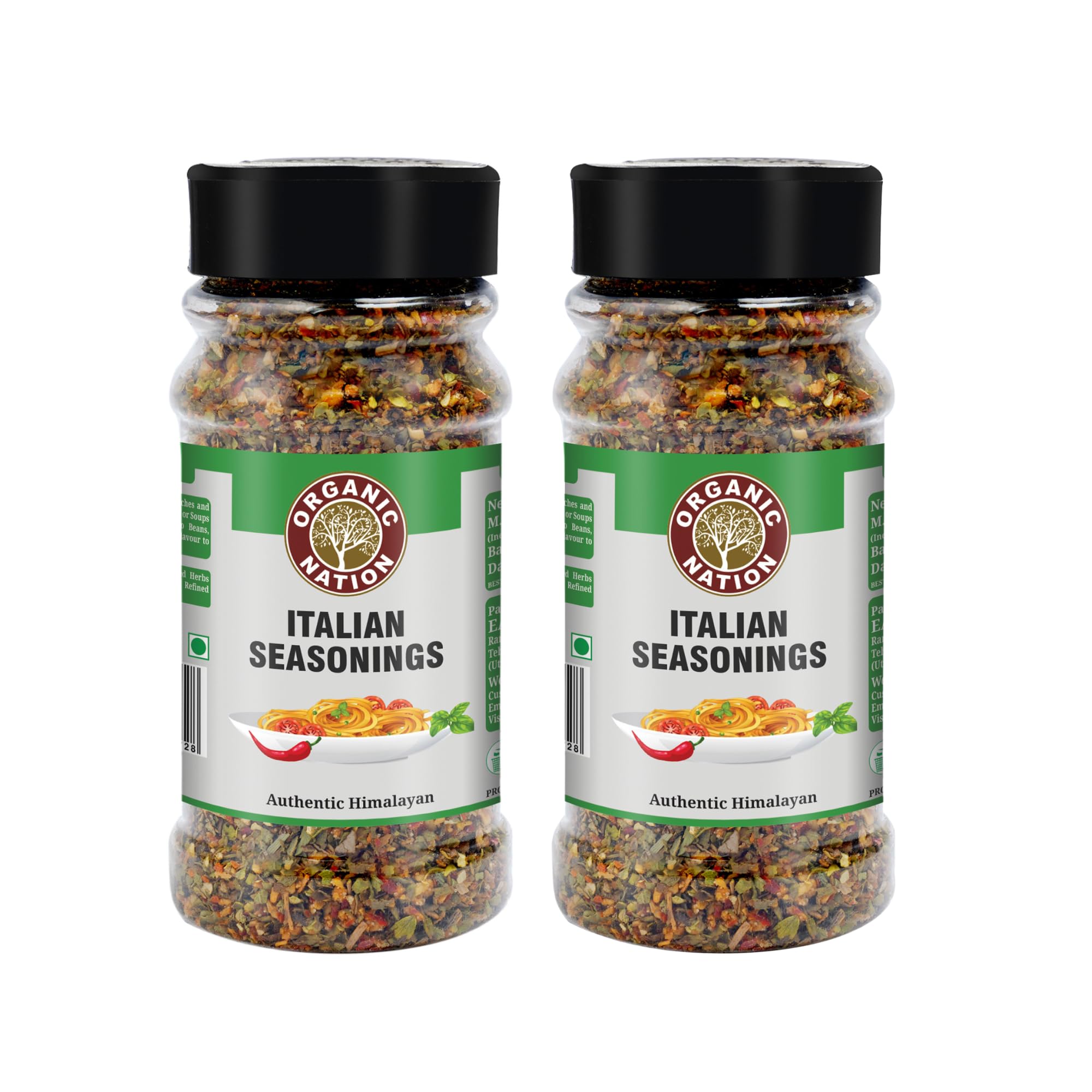 Organic Nation Italian Seasoning 90g (Pack of 2) | Premium Mixed Herbs for Pasta, Pizza, Sauces & Marinades