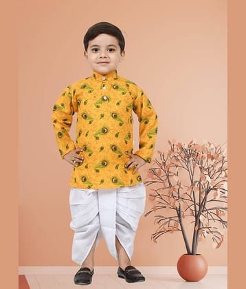 Arshia Fashions Kids Traditional Ethnic Festival Wear Dhoti Kurta Set For Baby Boys