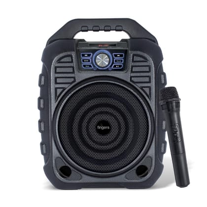 Fingers Knockout Rugged 32Watt Truly Wireless Bluetooth Portable Speaker (Black)