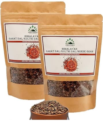 Hillpure Organic Gahat Dal | Horse Gram | Kulthi dal 500 gm Pack of 2
