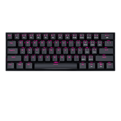 Redragon Dragon Born K630 - 60% Wired Mechanical Keyboard Pink LED (Brown Switch)
