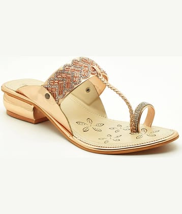 IndiForce Gold Women's Flats