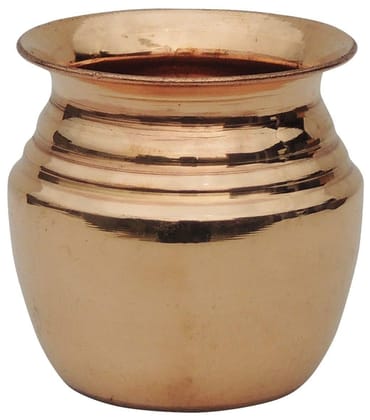 Copper Lota No. 3 - 2.6*2.6*2.7 inch, 140 ML (Z188 E)