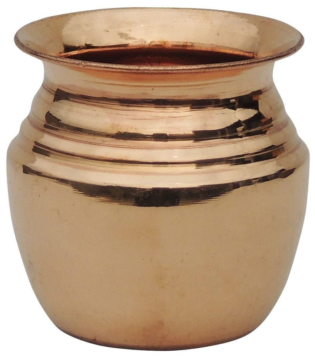 Copper Lota No. 3 - 2.6*2.6*2.7 inch, 140 ML (Z188 E)