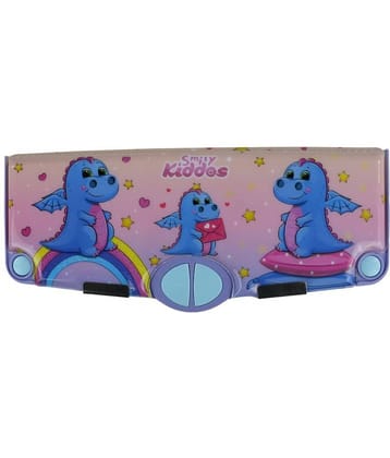 Pop Out Pencil box Dragon Theme - Light Pink