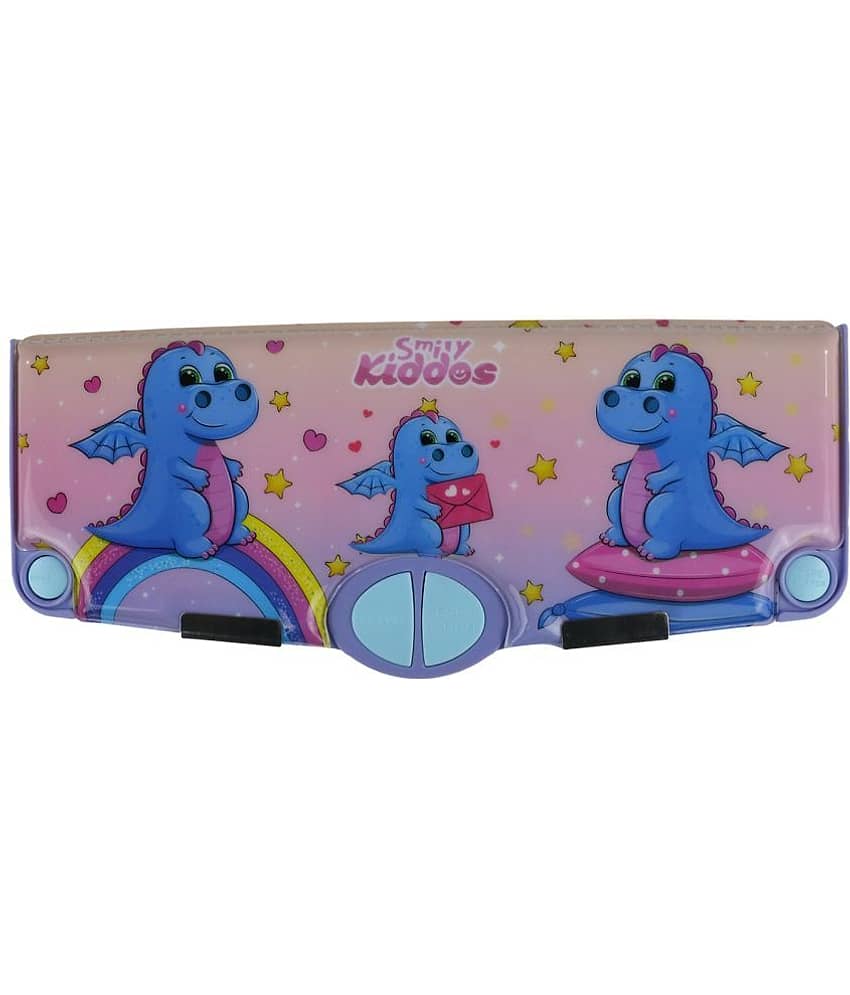 Pop Out Pencil box Dragon Theme - Light Pink