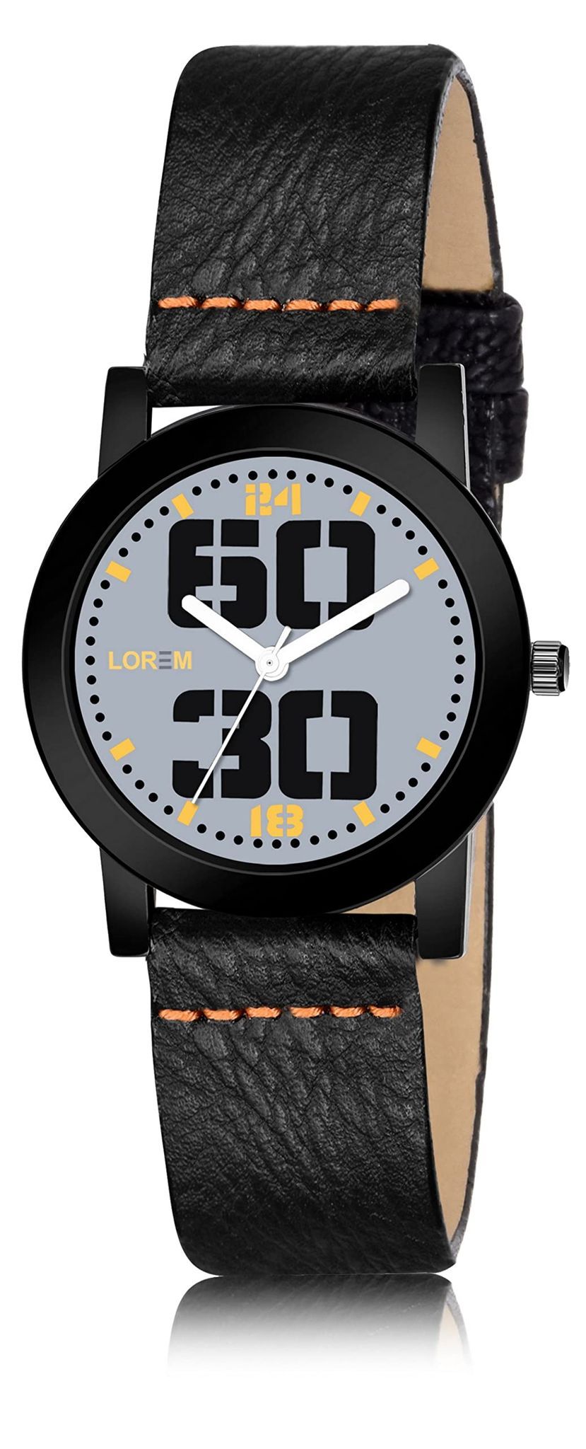 LOREM Grey Professional Look Analog Watch for Women LR251-UF