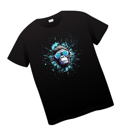 Trishoolin Abstract Theme Graphic T-Shirt (Design 10188MB) | Cotton Regular Fit Crew Neck Tee | Pack of 1