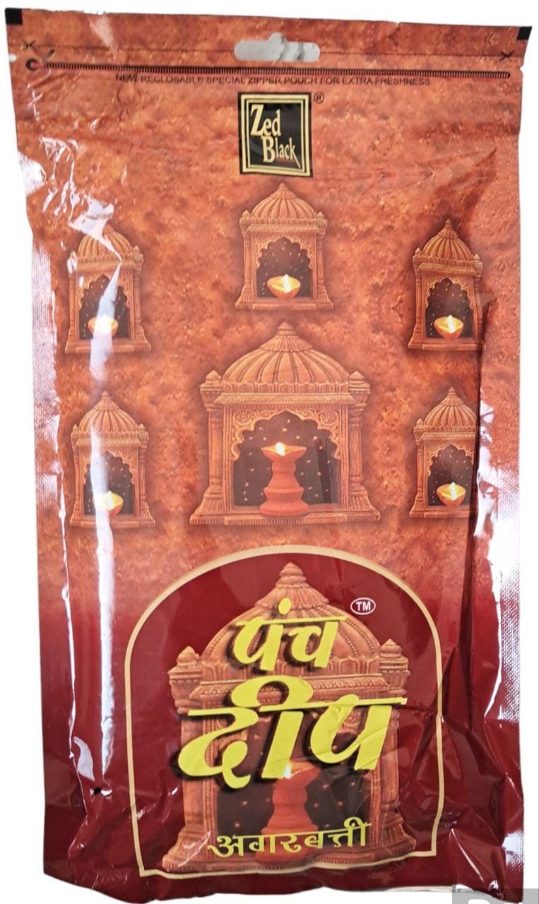 ZED BLACK AGARBATTI PANCH DEEP 170GM