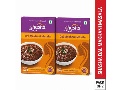 Shasha Dal Makhani Masala - 100gm (Pack of 2)