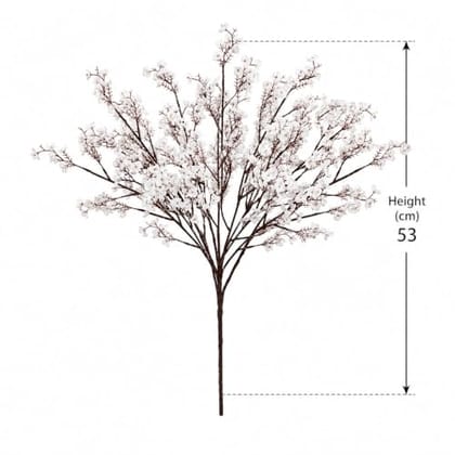 Artificial Flowers Bunch, Baby's Breath Gypsohila Flowers, 1 Bunch for Vase Pot, Home Decoration, Living Room,