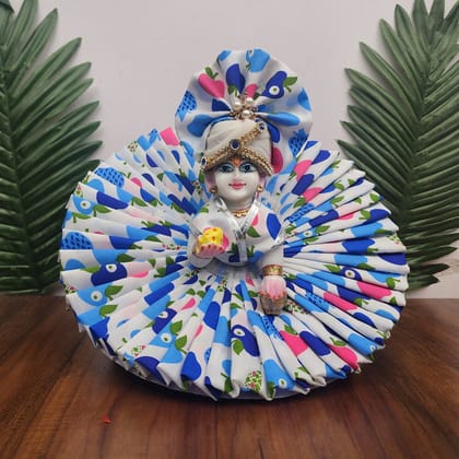 Exclusive Summer Dress for laddu gopal ji with matching pagdi-0