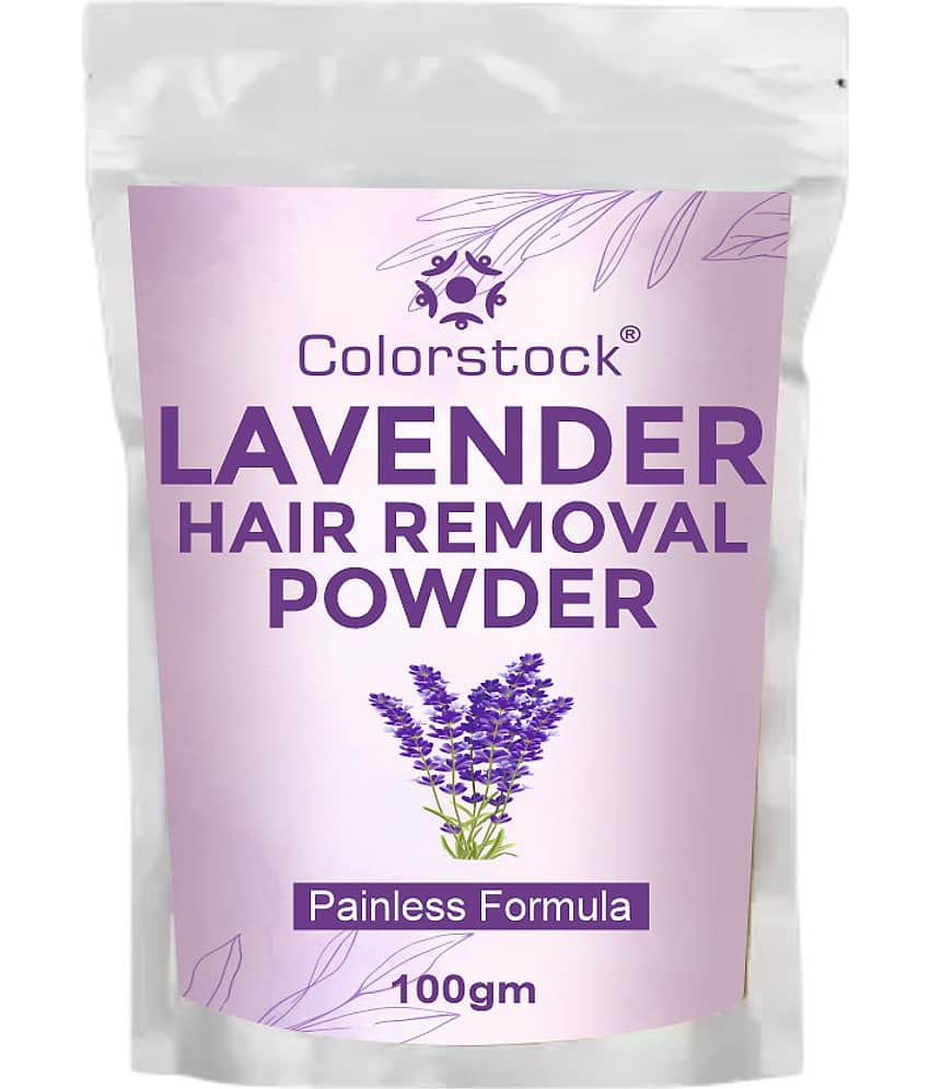 Colorstock Lavender Flavour Hair Removal Pre Wax Powder Pack of 1 - 100 gm