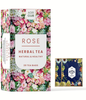 Agri Club Rose Herbal Tea 20 Tea Bags