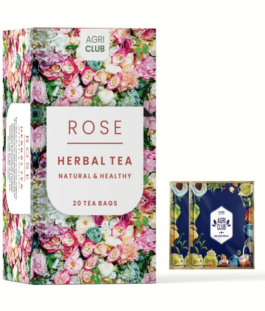 Agri Club Rose Herbal Tea 20 Tea Bags