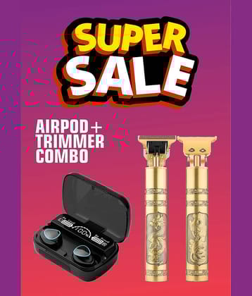 Neo M10 EARBUDS Bluetooth True Wireless (TWS) On Ear 4 Hours Playback With Hair Trimmer