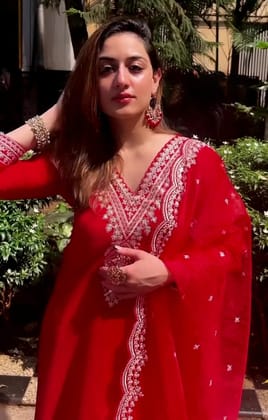 Velvet Festive Suit Set-S