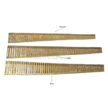 New Musical Instrument Male Female Bass Reed Set For 13 Scale Changer Harmonium