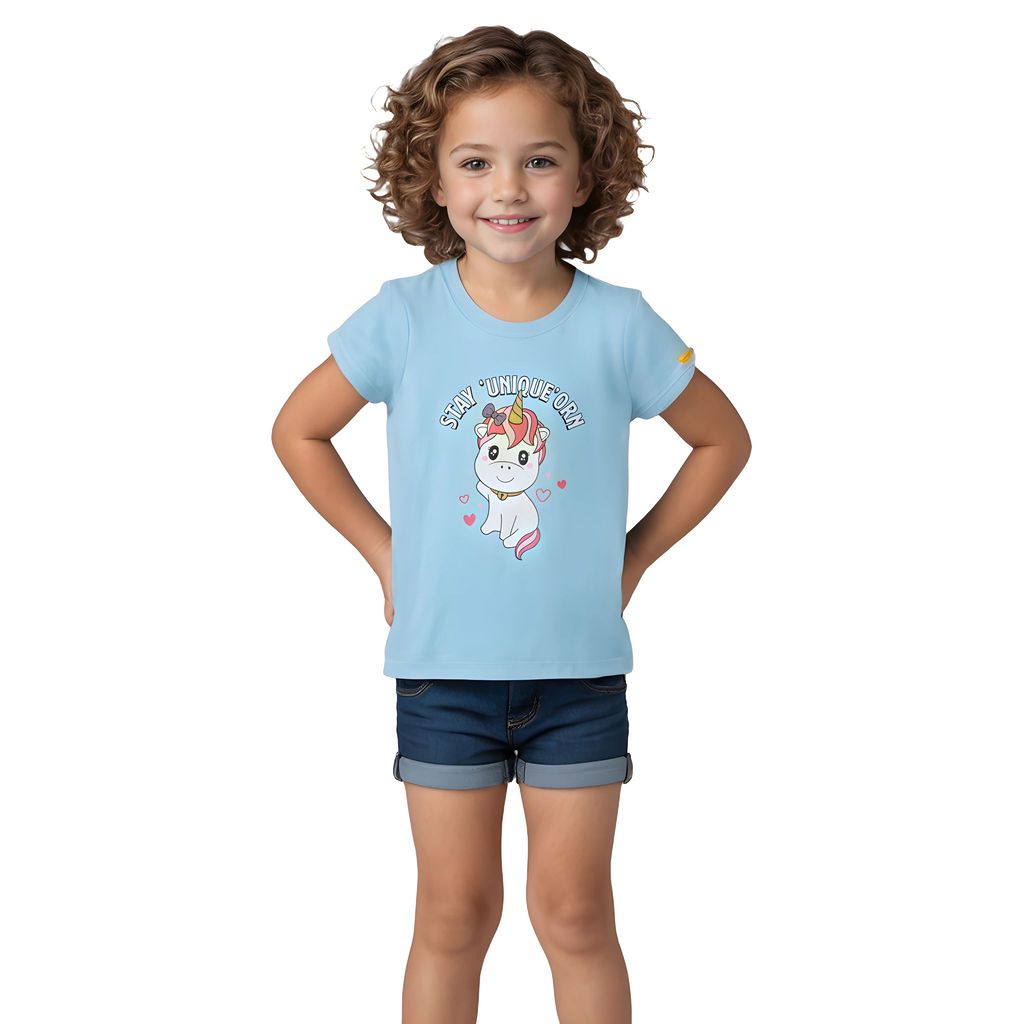 Elegant Kids Girls T shirt Cotton Atomizer Blue Cute Unicorn 2025 at ShopCircuit | ONDC Elegant Kids Girls T shirt Cotton Atomizer Blue Cute Unicorn 2025 at ShopCircuit | ONDC