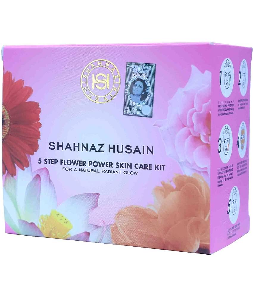 Shahnaz Husain 5 STEP FLOWER POWER SKIN CARE KIT (5 X 10 gm)