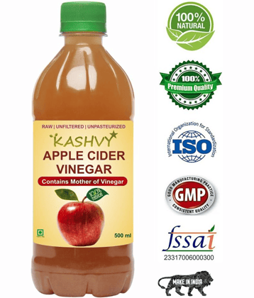 Kashvy Apple Cider Vinegar 500 ml Unflavoured