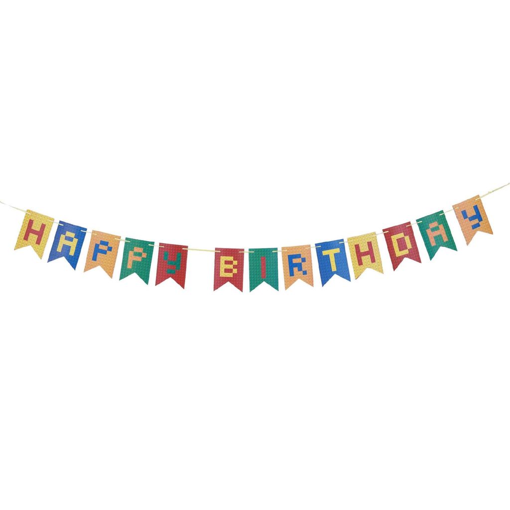 Lego Bunting Banner - Party and Festive Needs | Buy online on ZillyBuy