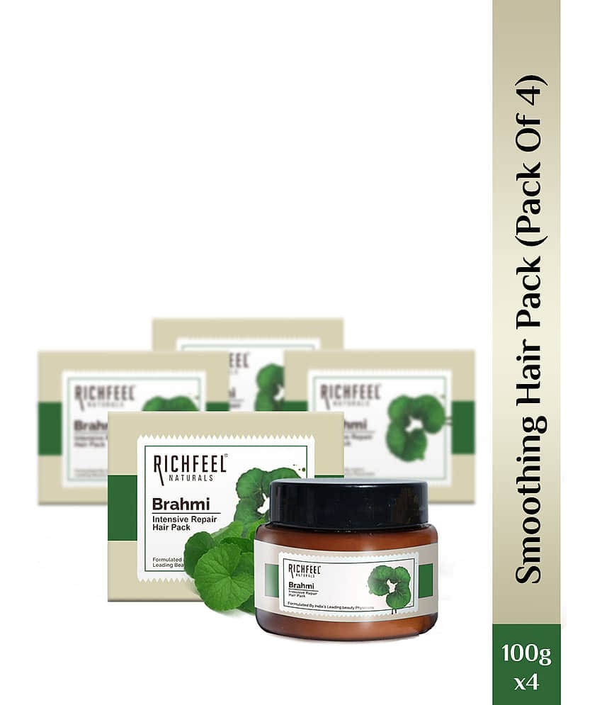 Richfeel Brahmi Hair Pack 100 Gms Pack of 4