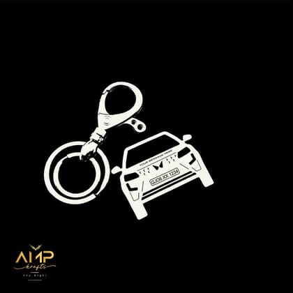 Mahindra XUV 400 (2023) Keychain-Front View / Silver