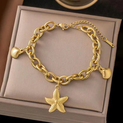 Gold Star Wrap Bracelet - Anti-Tarnish