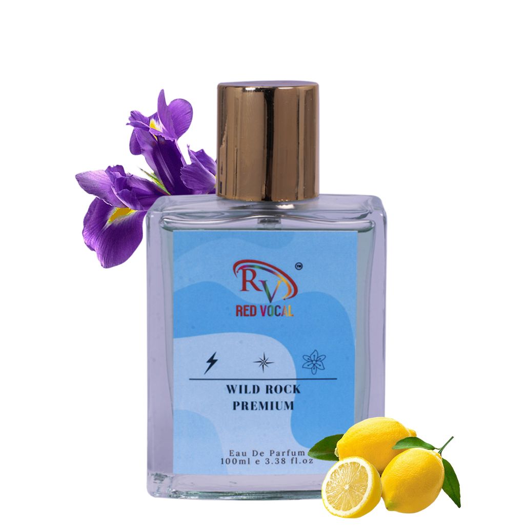 Red Vocal Wild Rock Premium Eau De Parfum 100ml For Men Set of 2 (100x2)
