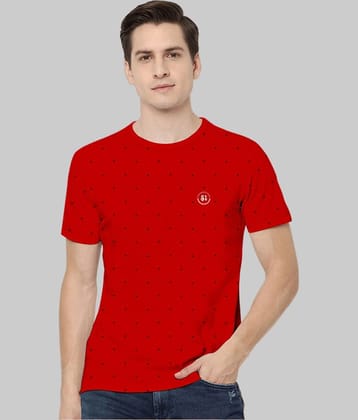 TAB91 Pack of 1 Cotton Blend Slim Fit Men's T-Shirt ( Turquoise )