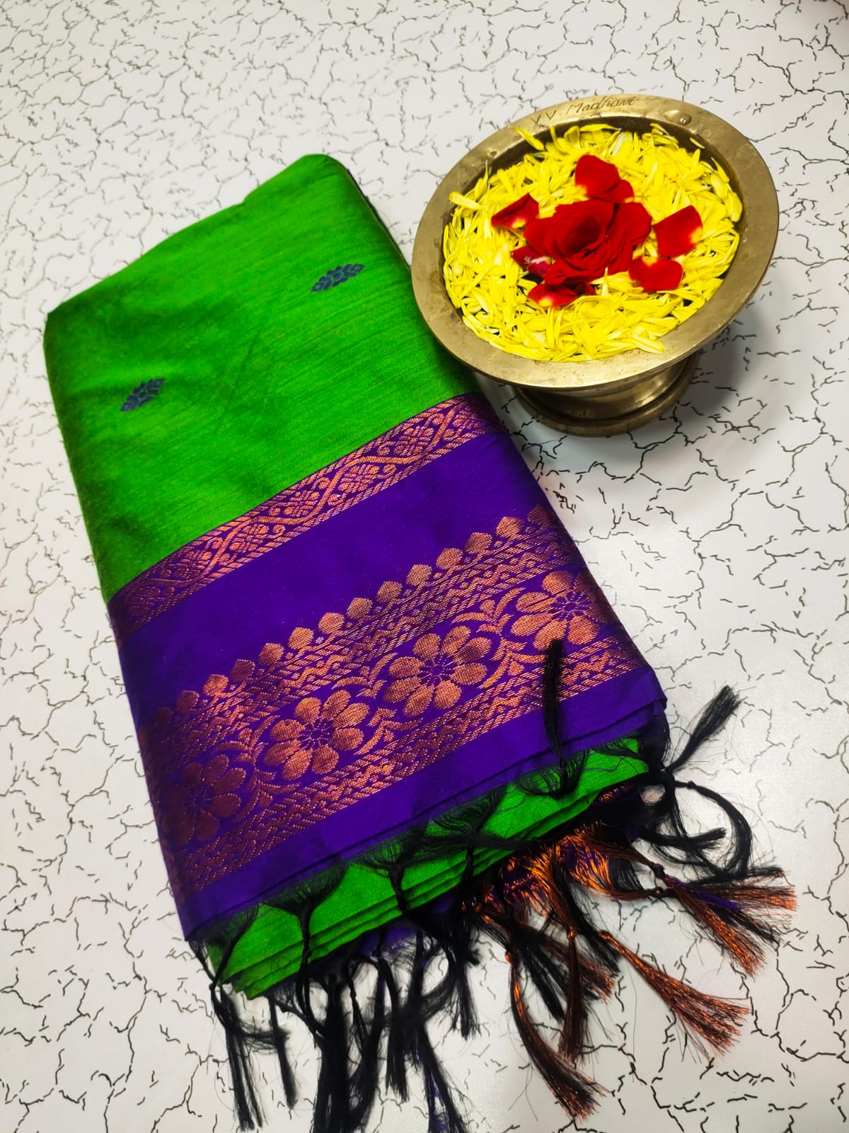 kalyani Pure cotton style saree