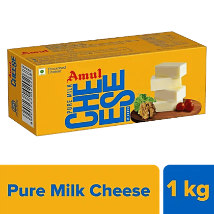 Amul Processed Pure Milk 40 Cheese Cubes 1 KILOGRAM