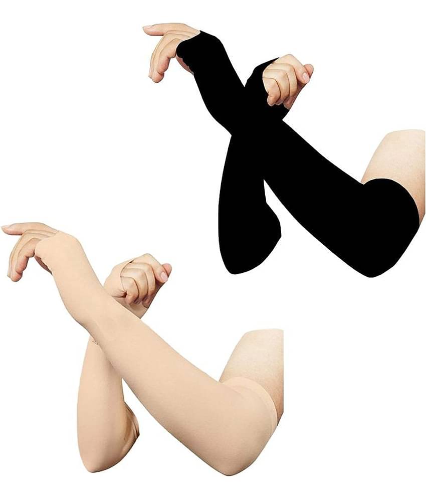 Leavess Half Fingers Nylon Riding Gloves ( )