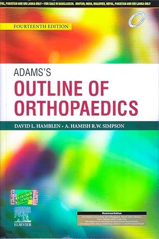 Adams's Outline of Orthopedics,14ed
