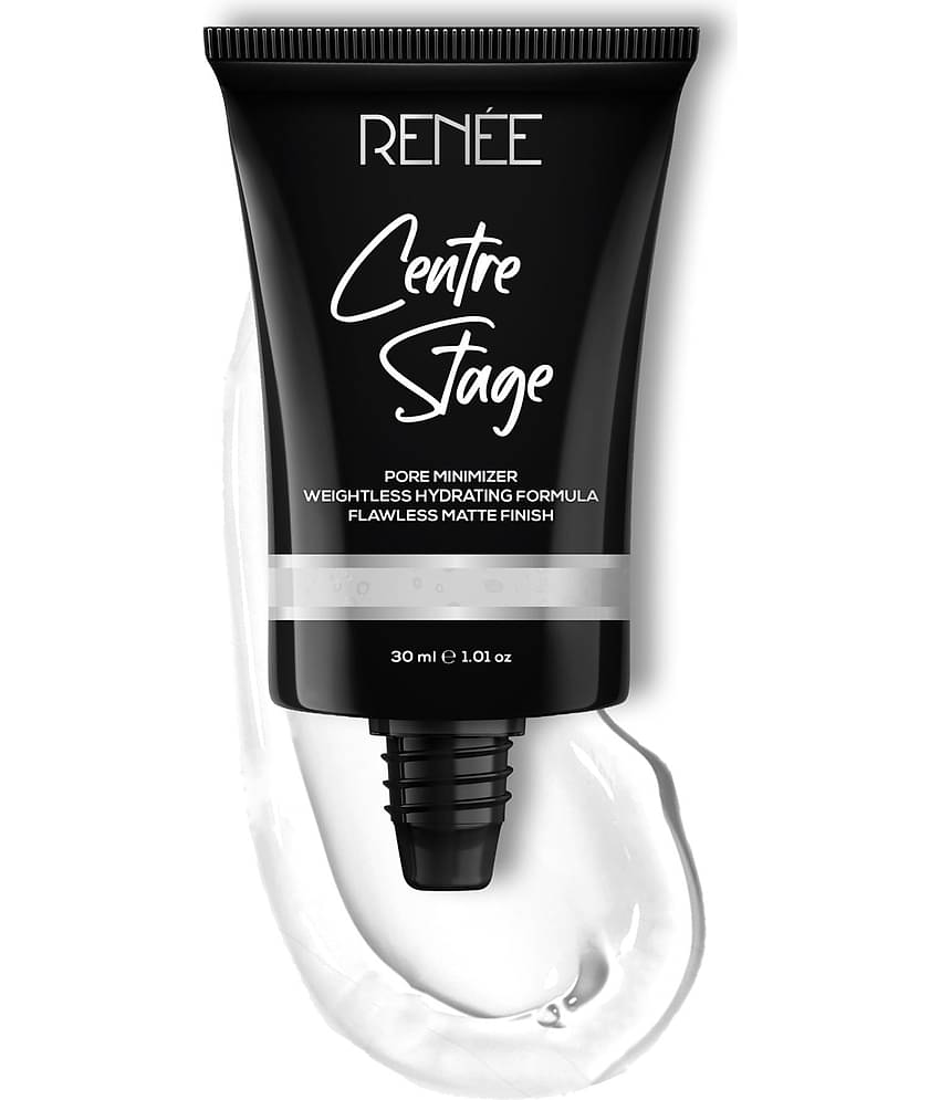 RENEE Centre Stage Primer, Transparent Lightweight, Non-Sticky, Enriched With Vitamin E, 30 Ml