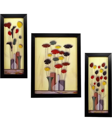 Indianara Synthetic Painting With Frame
