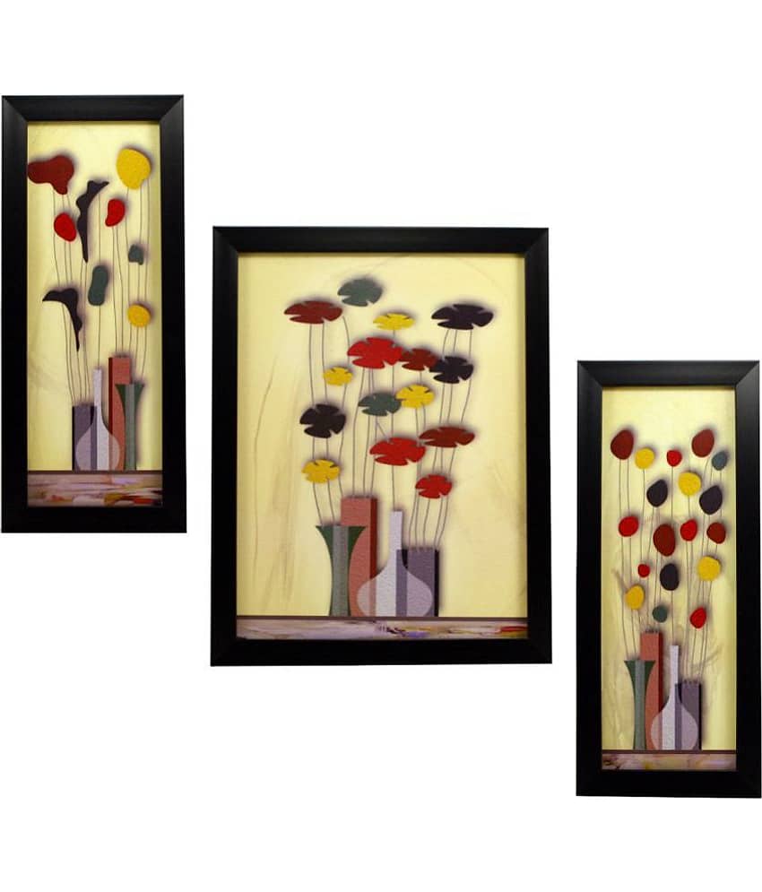 Indianara Synthetic Painting With Frame